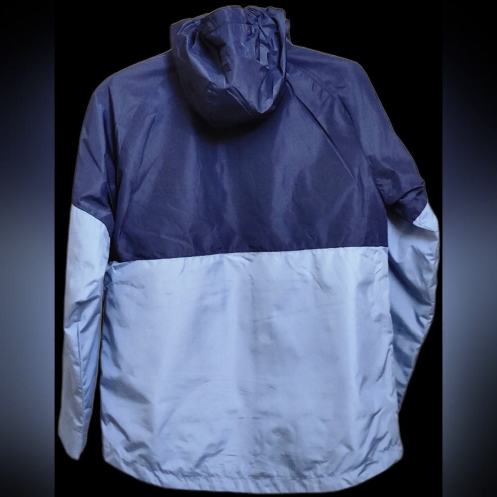 Eddie Bauer Boys Light Weight 3-in-1 Jacket Hooded Size 14/16 Light /Dark Blue - Picture 2 of 14